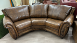 Outlet - Anzio Theater Sofa - Hand Antique Tobacco