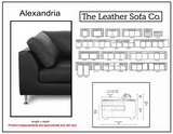 Alexandria  Ottoman 40X40  Palio Grey Diagram