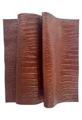 Armani Red Brown Croc