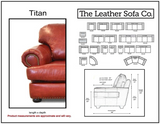 Titan Sectional (Right Arm Chair 1/2 + Square Corner + Left Arm Loveseat)