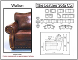 Walton - Theater Sofa 3 Seat - English Matador Deep Red