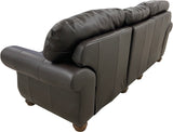 Grande - Sofa with Power RA & LA Pushback Recliners - Belfast Dk Brown