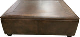 Gleneagles - Ottoman 54X42 - Hand Antique Tobacco