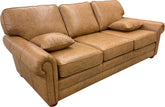 Lexington - Sofa 3-Seat W/ 2 Throw Pillows - Jupiter Saddle