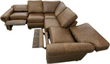Lexington Studio Sectional (Left Arm Loveseat With Pushback Recliner + Square Corner + Right Arm Loveseat With Pushback Recliner)