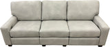Max Studio - Sofa with Power RA & LA Incliners - Sequoia Smooth Pebble