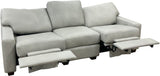 Max Studio - Sofa with Power RA & LA Incliners - Sequoia Smooth Pebble