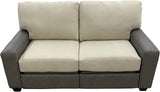 Max Studio - Loveseat with 2 Incliners - Arez Tender