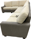 Max Studio Sectional (Right Arm Loveseat With Power Incliner + Square Corner + Armless Loveseat With Power Incliners + Left Arm Loveseat With Power Incliners)