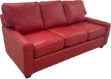 Metro - Sofa 3-Seat - Fendi Red