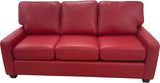 Metro - Sofa 3-Seat - Fendi Red