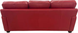Metro - Sofa 3-Seat - Fendi Red