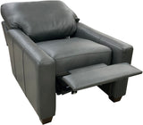 Metro - Chair with Power Pushback Recliner - Sequoia Grey