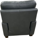 Metro - Chair with Power Pushback Recliner - Sequoia Grey