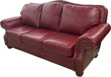 Milano - Sofa 3-Seat - English Matador Deep Red