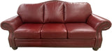 Milano - Sofa 3-Seat - English Matador Deep Red