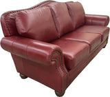 Milano - Sofa 3-Seat - English Matador Deep Red