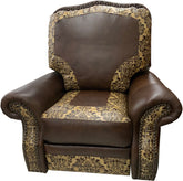 Milano - Swivel Glider Recliner - Hand Antique Tobacco