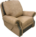 Milano - Swivel Glider Recliner - Palio Camel