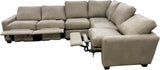 Max Studio No Ears Sectional (Right Arm Sofa With Power Incliners + Left Arm Corner Sofa With Power Incliner)