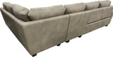 Max Studio No Ears Sectional (Right Arm Sofa With Power Incliners + Left Arm Corner Sofa With Power Incliner)