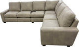 Max Studio No Ears Sectional (Right Arm Sofa With Power Incliners + Left Arm Corner Sofa With Power Incliner)