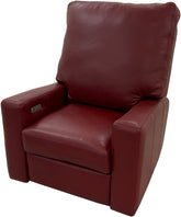 Max Studio - Power Swivel Glider Recliner - Fellside Rouge