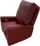 Max Studio - Power Swivel Glider Recliner - Fellside Rouge