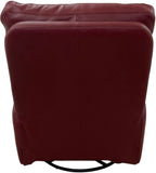 Max Studio - Power Swivel Glider Recliner - Fellside Rouge
