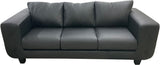 Piazza - Sofa 3-Seat - Fellside Black