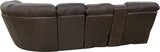 Catera Sectional (Left Arm Loveseat With Power Catera Recliner + Pie + Right Arm Sofa With Power Catera Recliner