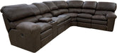 Catera Sectional (Left Arm Loveseat With Power Catera Recliner + Pie + Right Arm Sofa With Power Catera Recliner