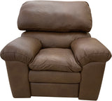 Catera - Chair with Catera Recliner - Sequoia Brown
