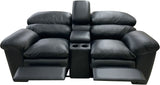 Catera - Loveseat w/Console with Power RA/LA Catera Recliner - Jupiter Onyx
