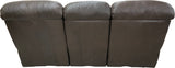 Catera - Sofa with 3 Power Catera Recliners - Fredericksburg Dark Roast