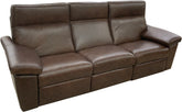 Roma - Sofa with Power RA/LA Incliners & Power Headrests - Jupiter Truffle
