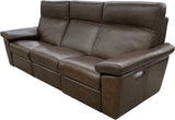 Roma - Sofa with Power RA/LA Incliners & Power Headrests - Jupiter Truffle