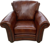 Anzio Chair Armani Red Brown