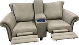 Anzio - Loveseat w/Console with Power RA/LA Incliners - Sequoia Cashmere