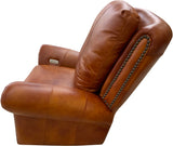 Anzio - Power Swivel Glider Recliner - Armani Luggage