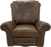 Anzio - Power Swivel Glider Recliner - Rivonia Cocoa