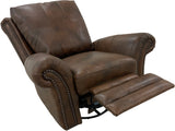 Anzio - Power Swivel Glider Recliner - Rivonia Cocoa