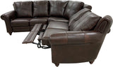 Anzio Sectional (Left Arm Loveseat Wedge + Right Arm Loveseat Wedge With Power Incliners In Left & Right Arm Seats)