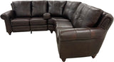 Anzio Sectional (Left Arm Loveseat Wedge + Right Arm Loveseat Wedge With Power Incliners In Left & Right Arm Seats)