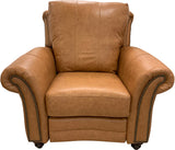 Anzio - Chair with Pushback Recliner - Jupiter Saddle