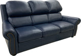 Towne - Sofa 3-Seat - Fendi Cobalt