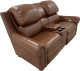 Towne - Loveseat w/Console with Power RA/LA Incliners - Jupiter Acorn