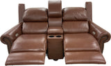 Towne - Loveseat w/Console with Power RA/LA Incliners - Jupiter Acorn
