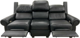 Towne - Sofa with Power RA & LA Incliners - Jupiter Onyx
