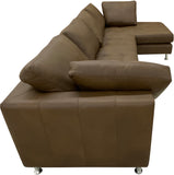 Melissa Sectional (Right Arm Left Chaise Loveseat + Right Arm Sofa)
